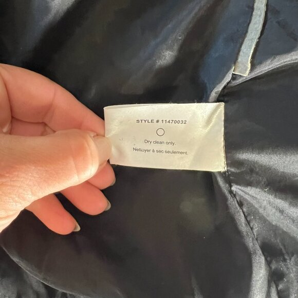 CLUB MONACO Sz 4 Black Velvet Tuxedo Trim Riding Blazer Collared Formal Classic - Picture 5 of 10